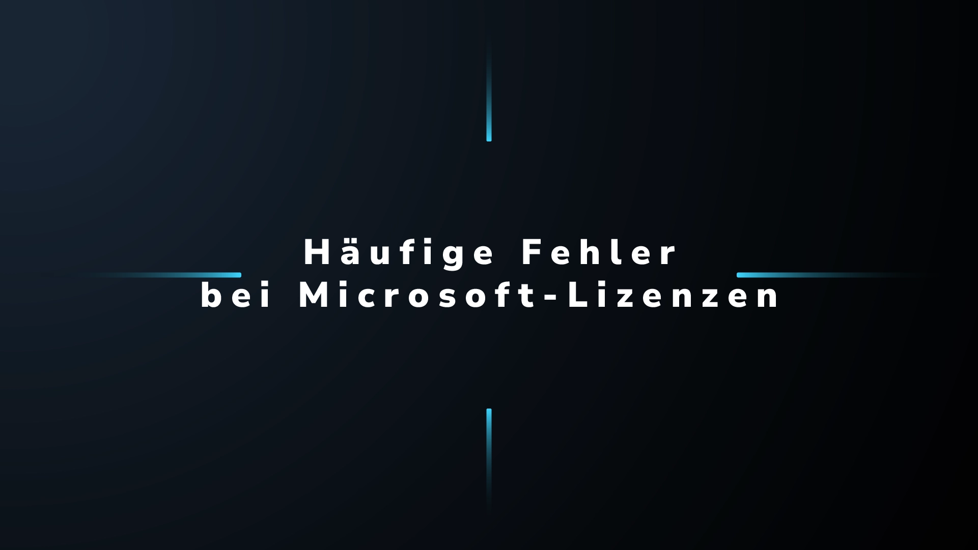 Visualisierung der häufigsten Fehler bei Microsoft-Lizenzen und deren Vermeidung für Unternehmen.