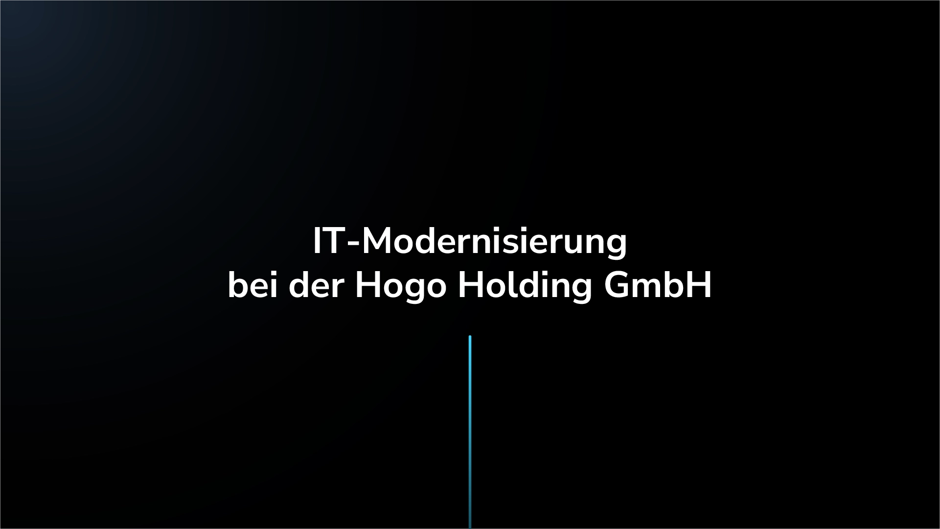 Titelbild: IT-Modernisierung der Hogo Holding GmbH durch Microsoft-Lösungen und Tom's IT Enterprise Solutions.