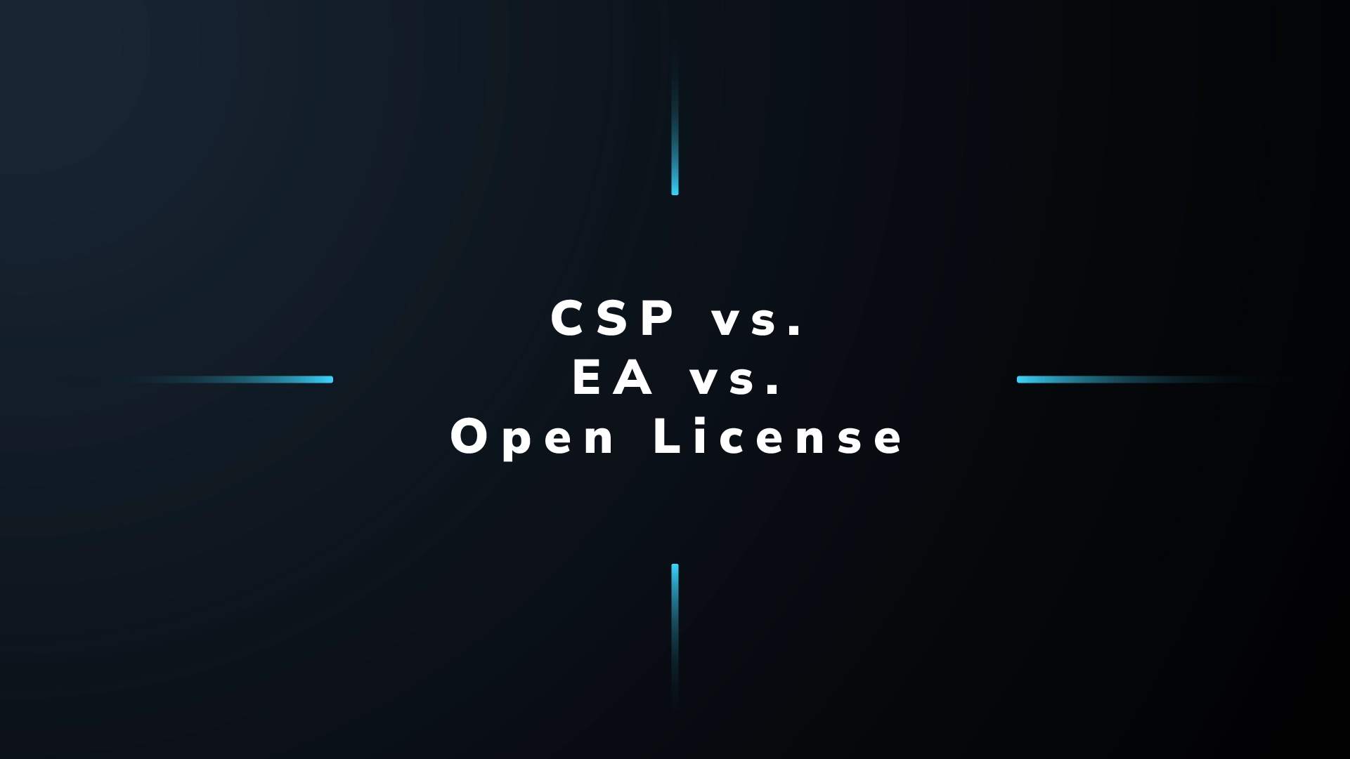 Vergleich der Microsoft Lizenzierungsmodelle Cloud Solution Provider (CSP), Enterprise Agreement (EA) und Open License. Enthält Informationen zu Merkmalen, Vorteilen und Nachteilen der Modelle.