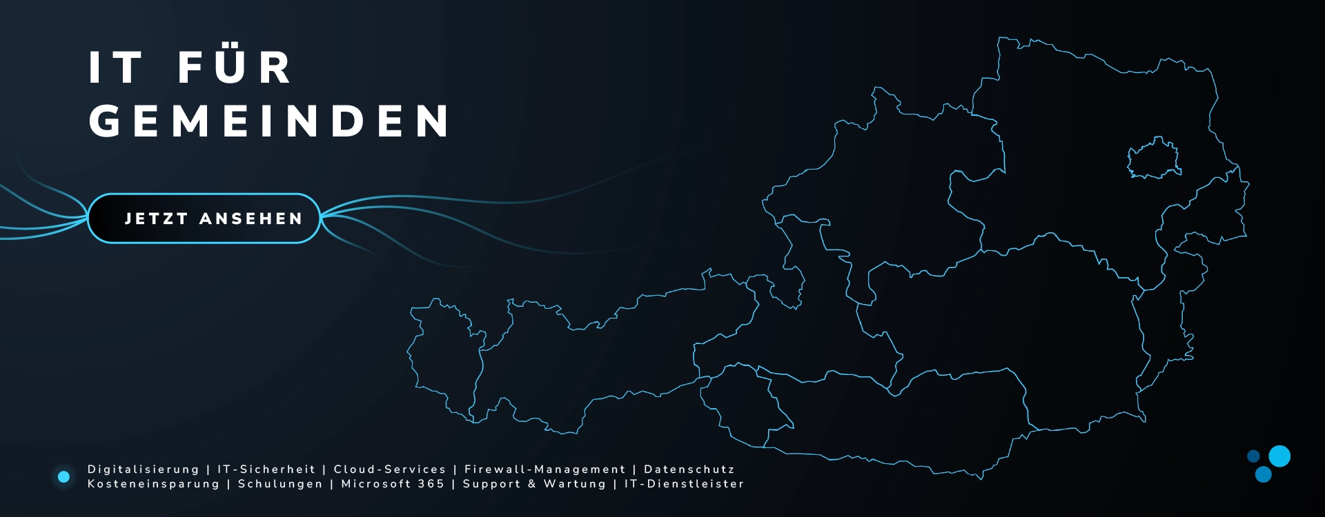 IT-Dienstleistungen für Gemeinden in Österreich mit Fokus auf Sicherheit, Digitalisierung und Microsoft 365
